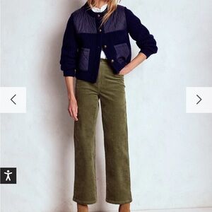 Boden Olive Green Women's Cord Pants